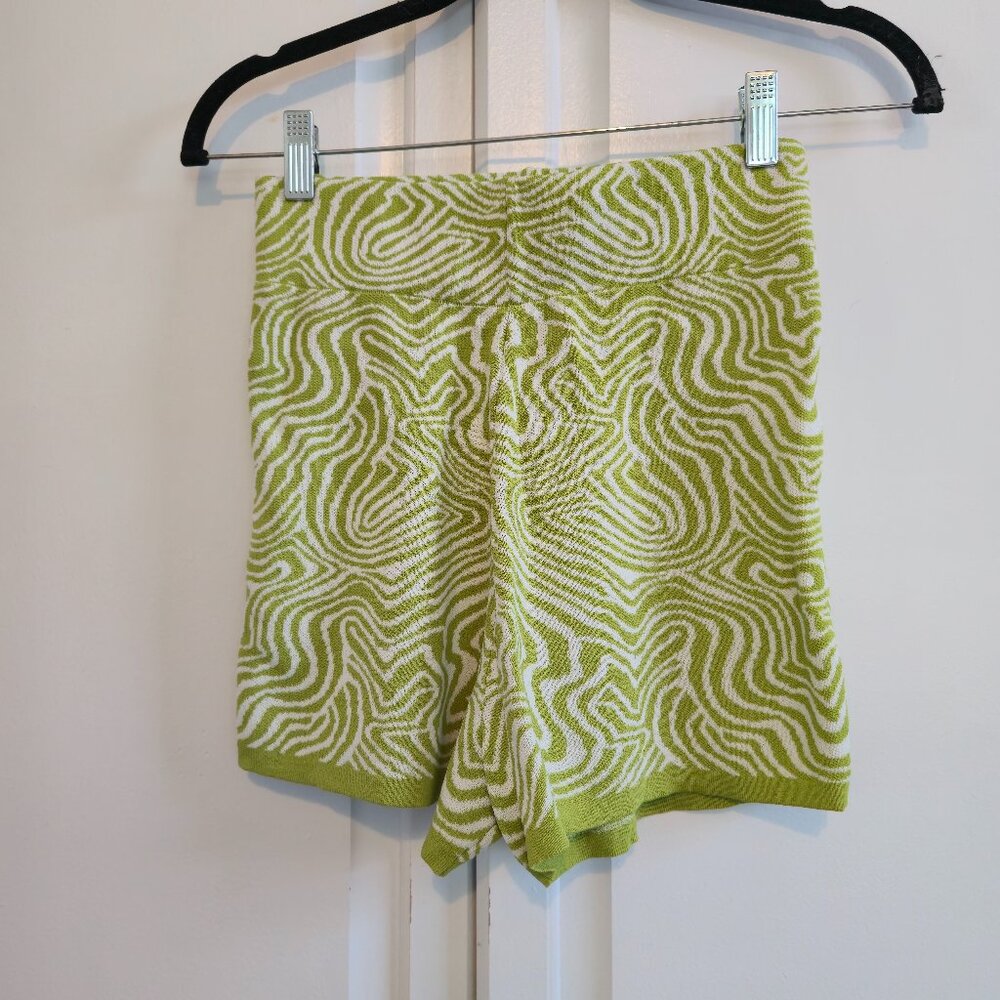 NWOT Cider High Waisted Knit Shorts, Size Small